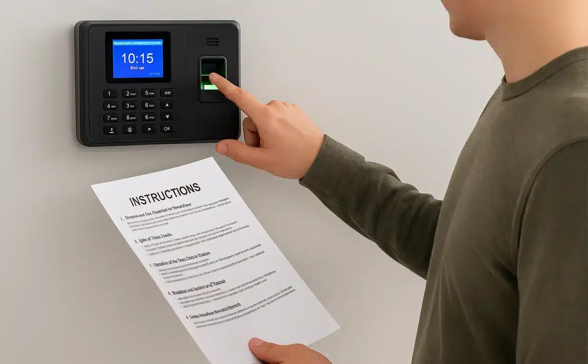 Comment fonctionne une pointeuse horlogue