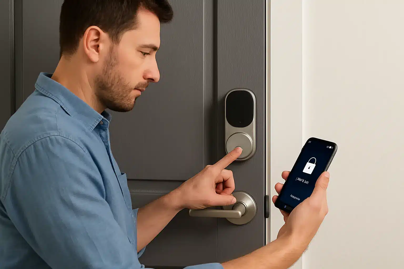 fonctionne une serrure connectée