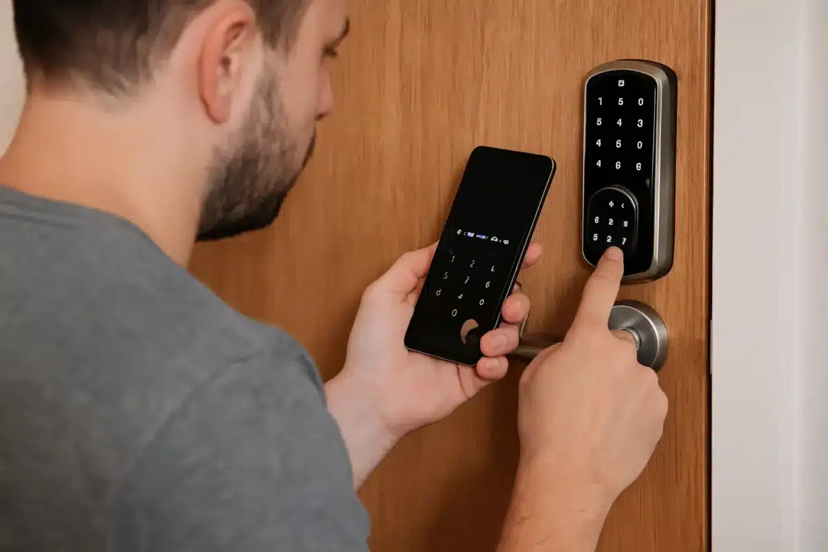 Configurer une serrure à code