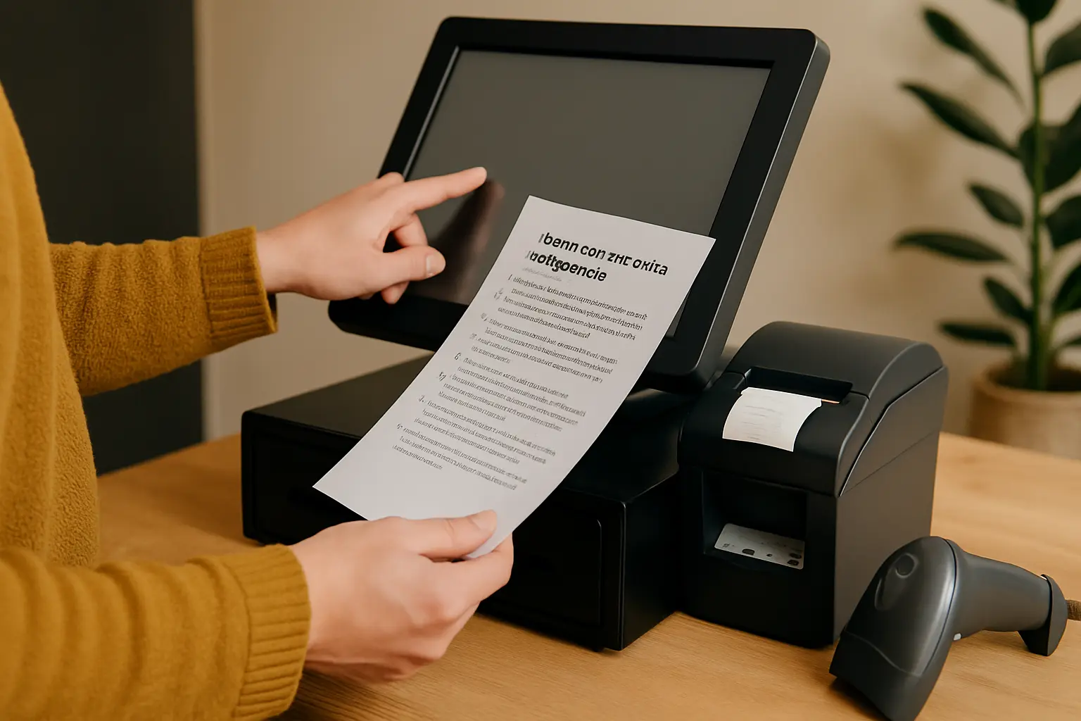 Fonctionne une caisse enregistreuse