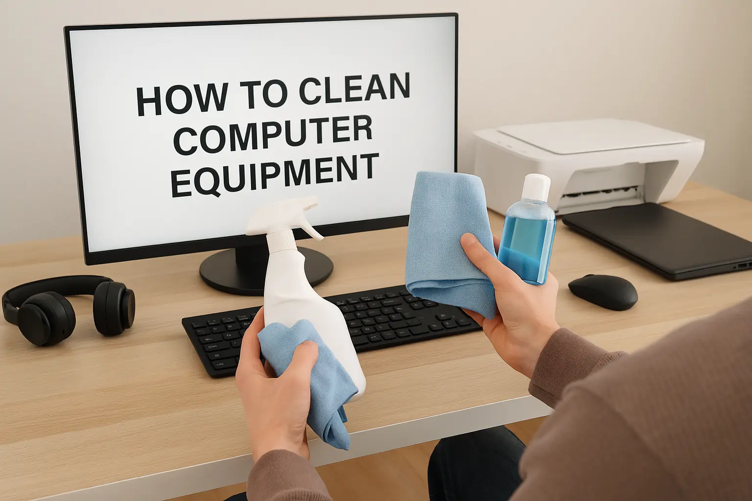 Nettoyage du matériel informatique