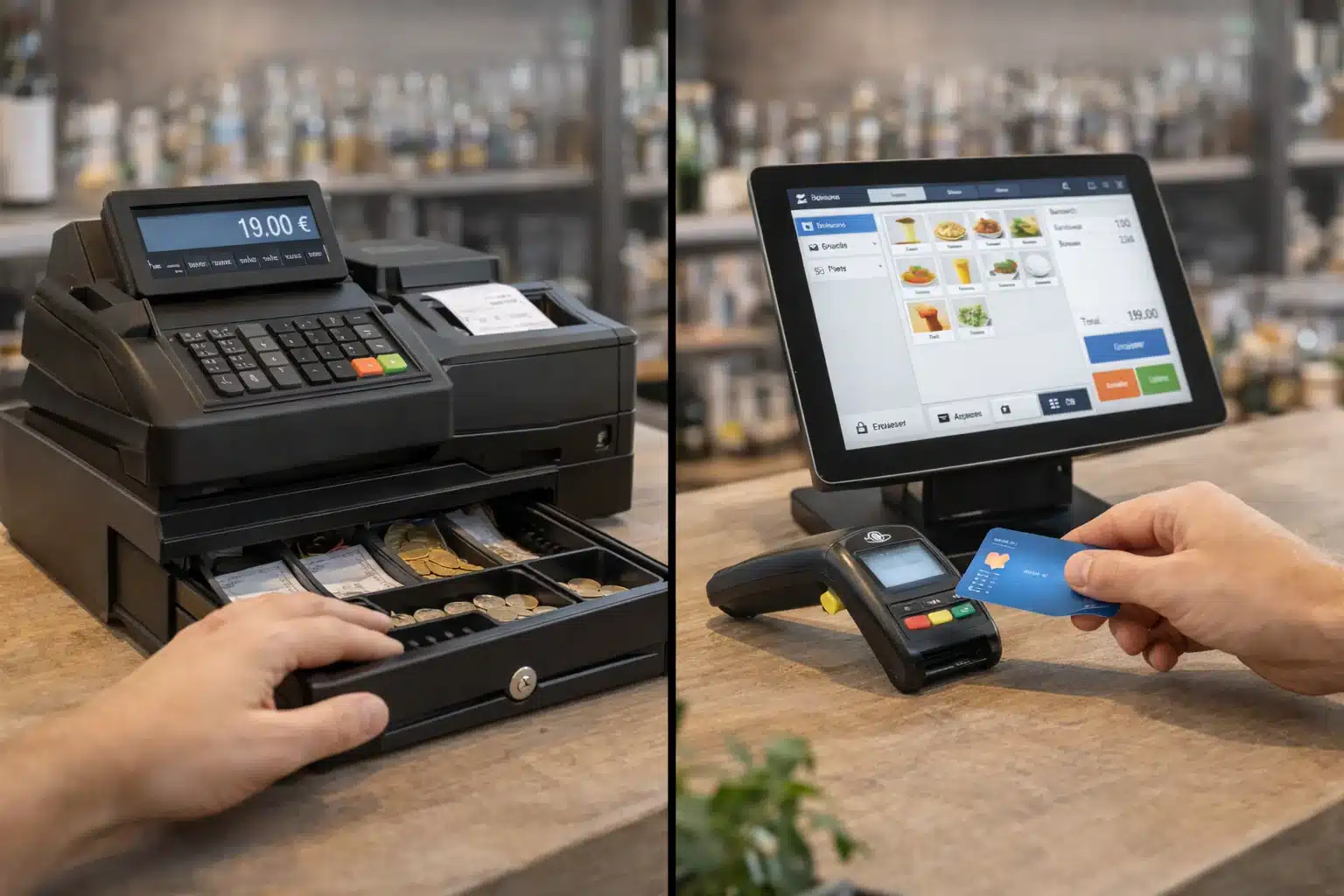 Caisse enregistreuse et TPE : lequel choisir ?