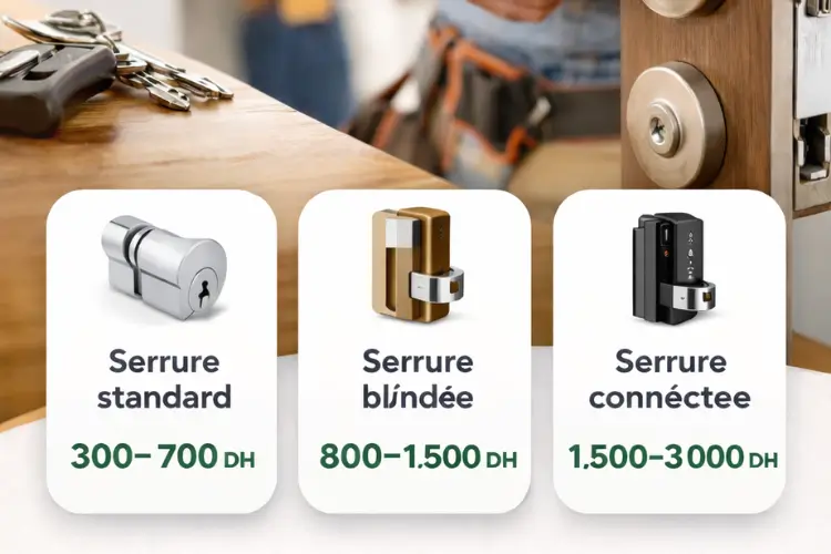 coûte de changer une serrure